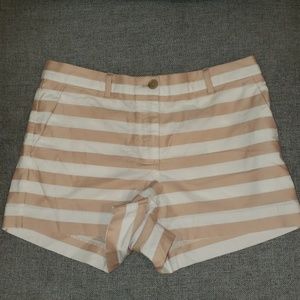 Striped High Waisted Shorts